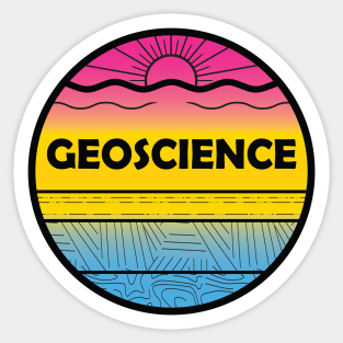 Pan Pride Geoscience Cross Section Sticker